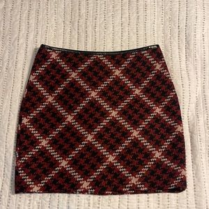 Plaid Skirt.